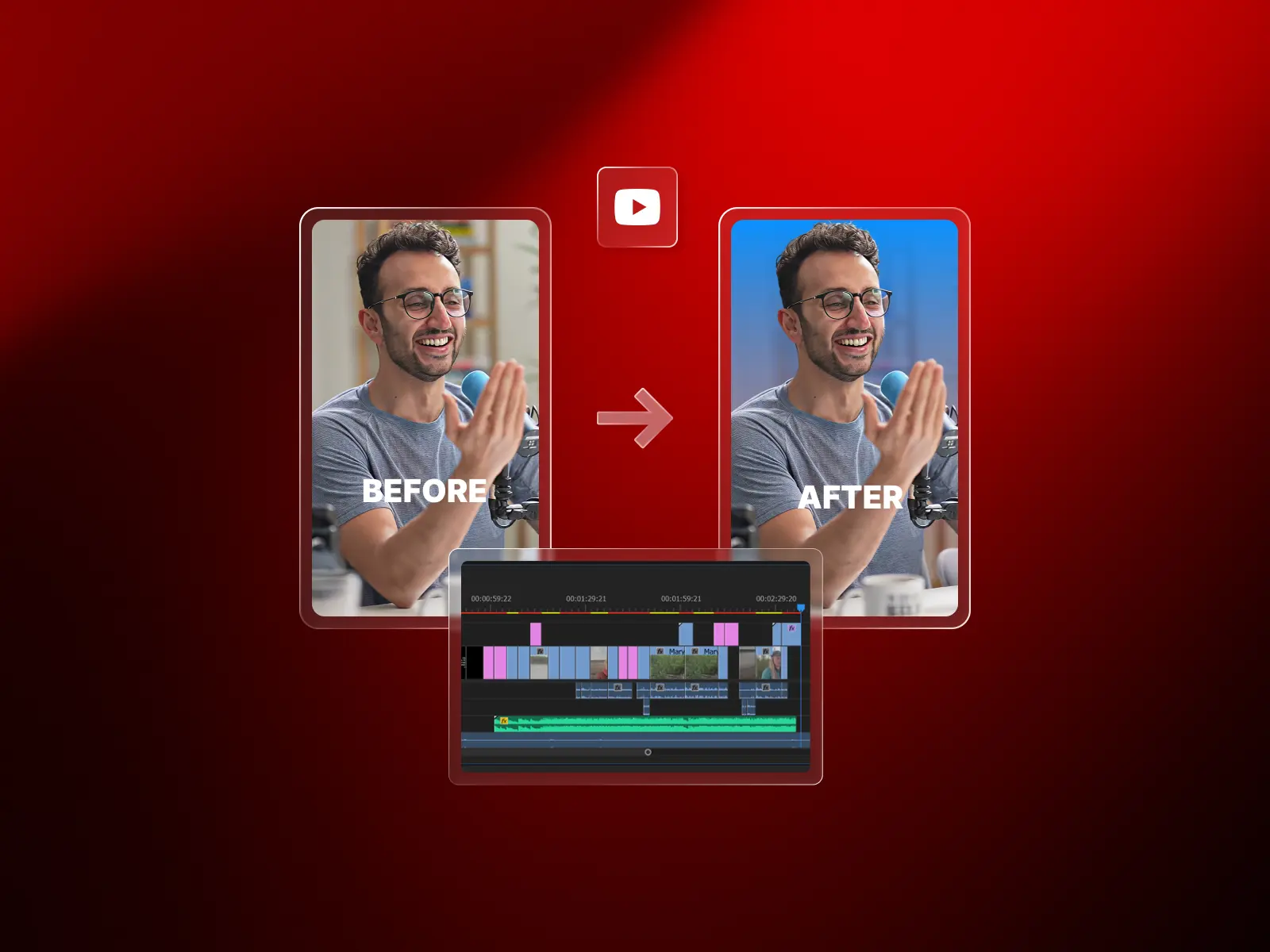 Content creator outsourcing video editing to focus on creative work.